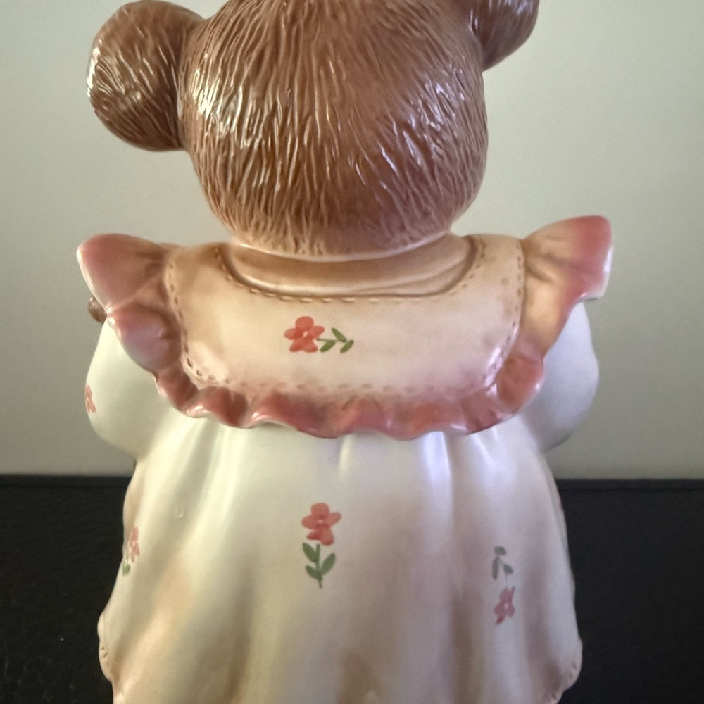 Vintage Cookie Jar Teddy Bear Ceramic 11" Inches Tall. - Picture 8 of 11